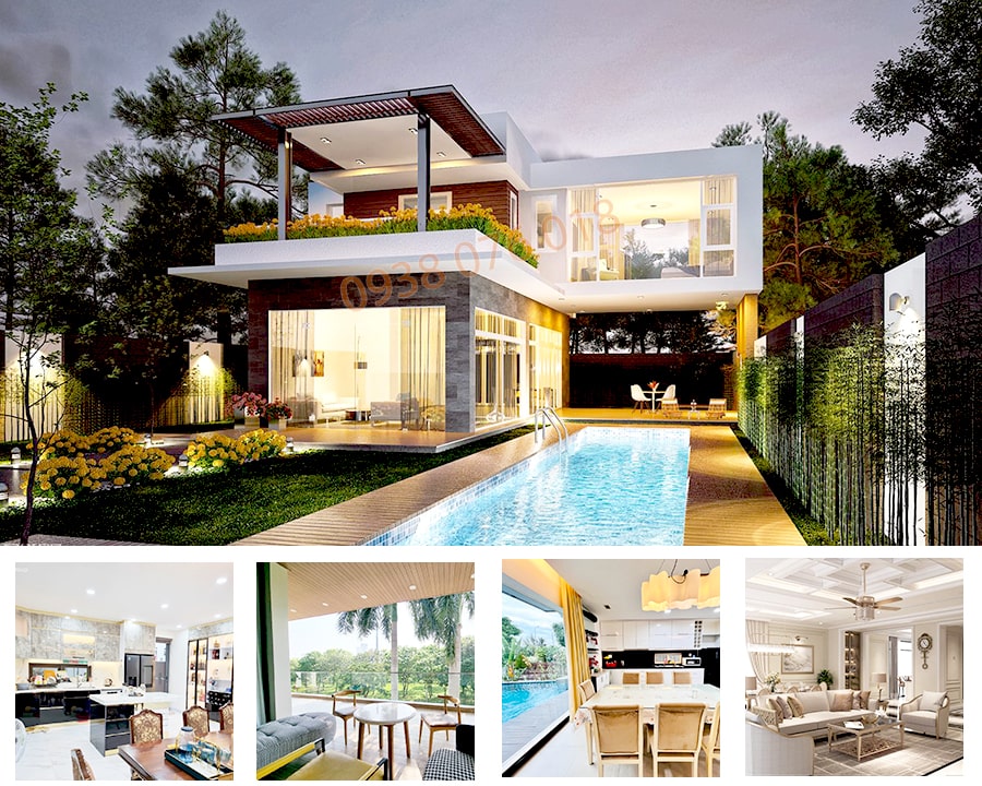 Biệt thự Phú Mỹ Hưng cho thuê căn đơn lập có hồ bơi