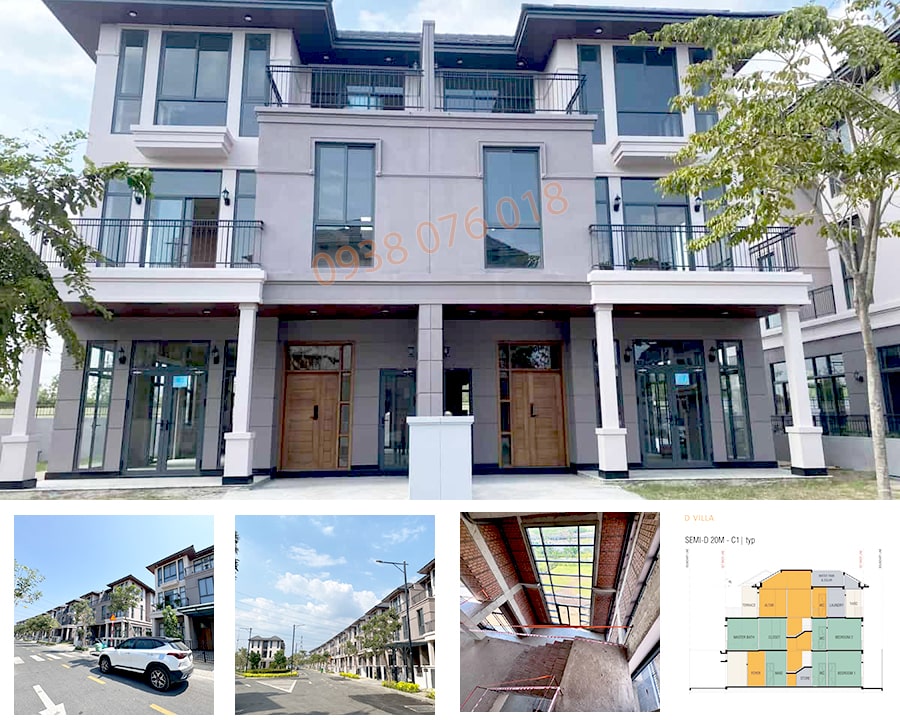 Bán biệt thự song lập 162m2 Zeitgeist GS Nhà Bè – Đường Nguyễn Hữu Thọ, Nam Sài Gòn